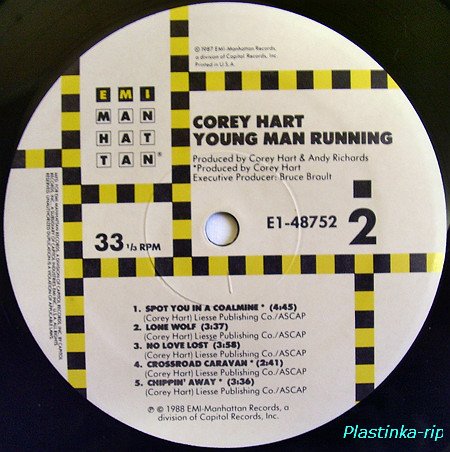 COREY HART - YOUNG MAN RUNNING (1988)