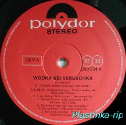Fritz Schulz - Reichel und sein Bar-Sextett - Wodka bei Veruschka - 1968