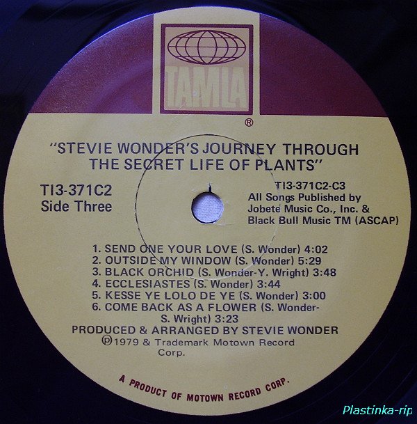 Stevie Wonder – Stevie Wonder's Journey Through The Secret Life Of Plants 1979