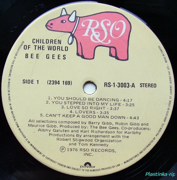 Bee Gees - Children of the world 1976