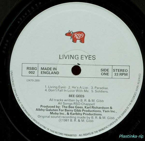 Bee Gees - Living Eyes 1981 Bee Gees - Living Eyes 1981