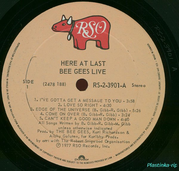 Bee Gees - Here At Last...Bee Gees....Live 1977 Bee Gees - Here At Last...Bee Gees....Live 1977