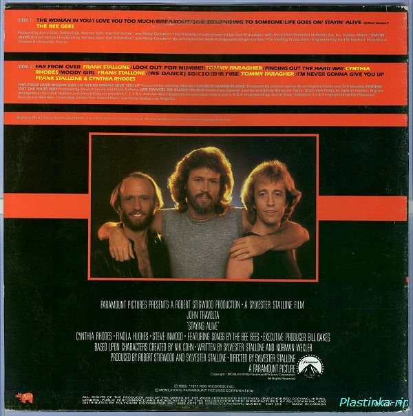 Bee Gees, Various Artists Staying Alive (Original Soundtrack) - 1983 Bee Gees, Various Artists Staying Alive (Original Soundtrack) - 1983