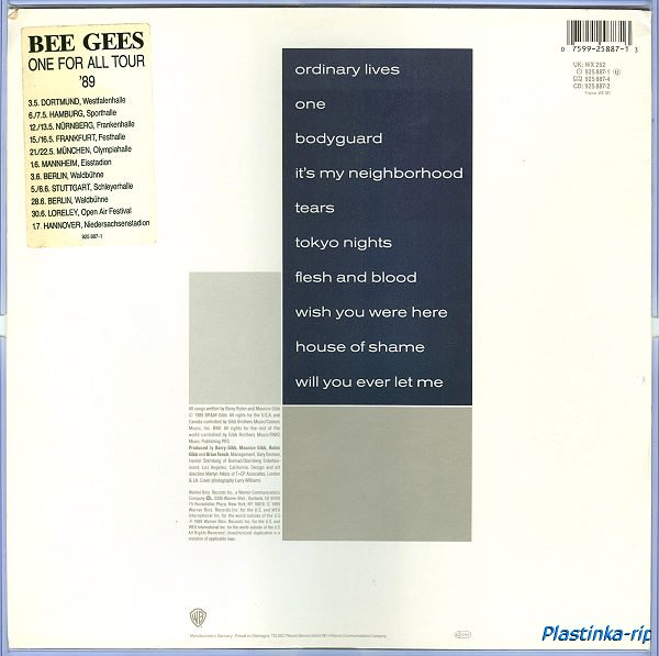 Bee Gees - One 1989
