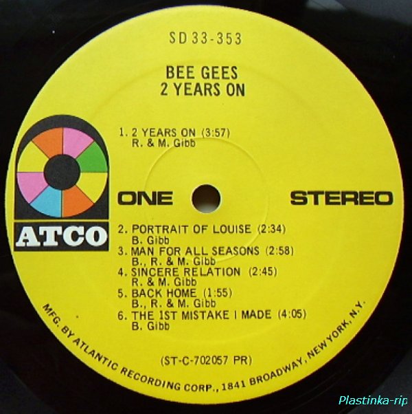 Bee Gees - 2 Years On 1971