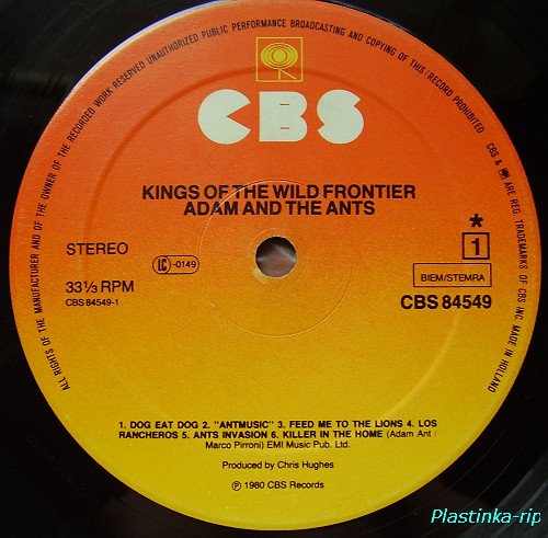 Adam And The Ants - Kings Of The Wild Frontier 1980