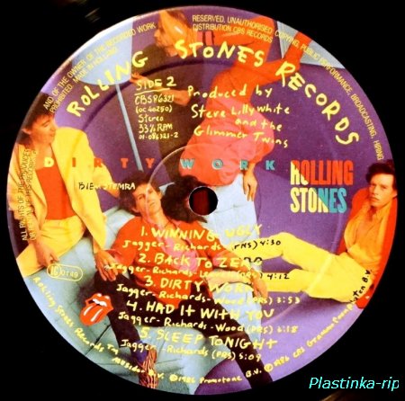 The Rolling Stones &#8206; Dirty Work 1986