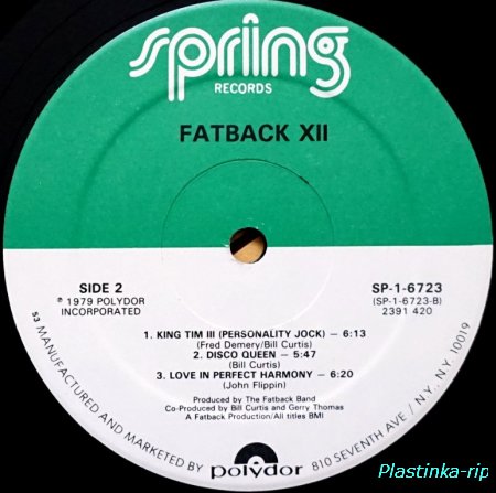 Fatback &#8206;– Fatback XII 1979