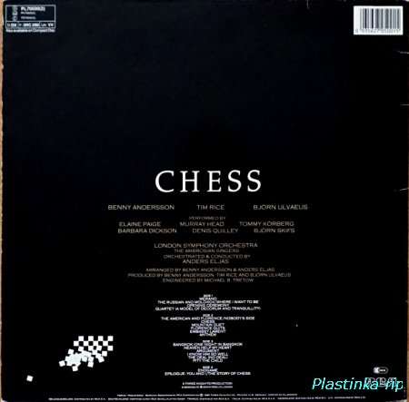 Benny Andersson , Tim Rice , Bjorn Ulvaeus &#8206; Chess 1984
