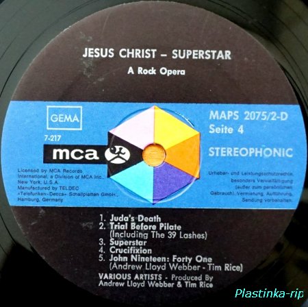 Various &#8206; Jesus Christ Superstar 1970