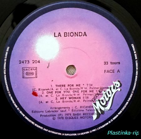 La Bionda &#8206;– La Bionda
