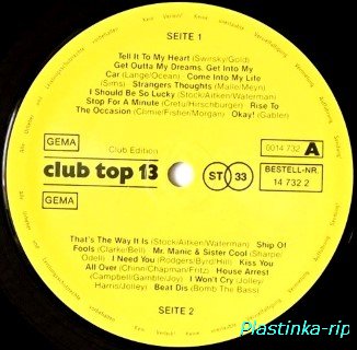 Various &#8206; Club Top 16 International Top Hits Mai / Juni 1988