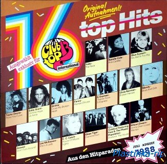 Various &#8206; Club Top 16 International Top Hits Juli/August 1988