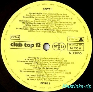 Various &#8206; Club Top 16 International Top Hits Januar / Februar 1988