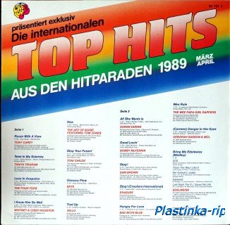 Various &#8206;– Die Internationalen Top Hits Aus Den Hitparaden- Marz/April 1989