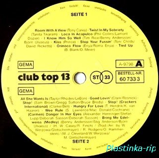 Various &#8206;– Die Internationalen Top Hits Aus Den Hitparaden- Marz/April 1989