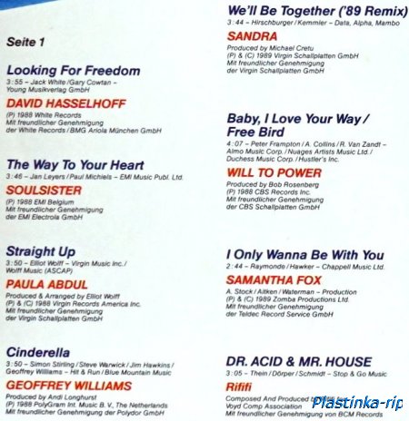 Various &#8206; Die Internationalen Top Hits Aus Den Hitparaden-Mai / Juni 1989