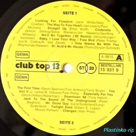 Various &#8206; Die Internationalen Top Hits Aus Den Hitparaden-Mai / Juni 1989