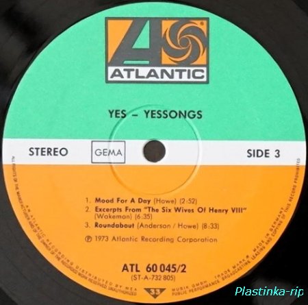 Yes &#8206;– Yessongs 1973