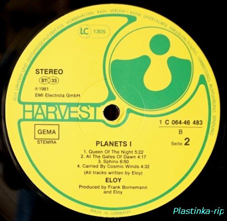 Eloy &#8206; Planets  1981