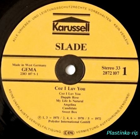 Slade &#8206; Coz I Luv You 1974
