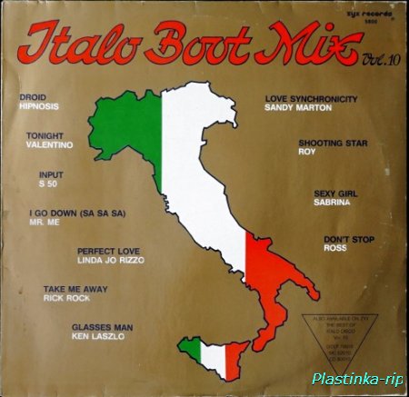 Various &#8206;– Italo Boot Mix Vol. 10  1988