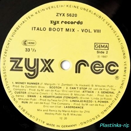 Various &#8206;– Italo Boot Mix Vol. 8  1987