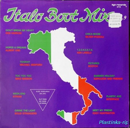 Various &#8206;– Italo Boot Mix Vol. 9  1987