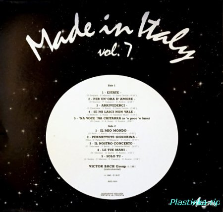 Various &#8206; Made In Italy Vol. 7   1986