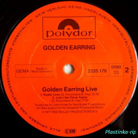 Golden Earring &#8206; Live   1977