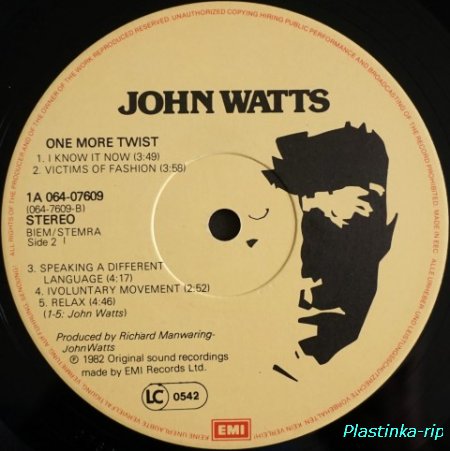  John Watts &#8206;– One More Twist   1982