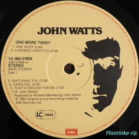  John Watts &#8206;– One More Twist   1982