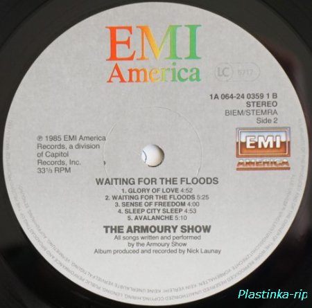 The Armoury Show &#8206;– Waiting For The Floods   1985