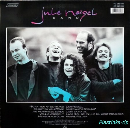 Jule Neigel Band &#8206;– Schatten An Der Wand   1988