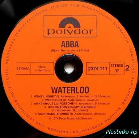 ABBA, Bj&#246;rn, Benny, Agnetha & Frida &#8206;– Waterloo   1974