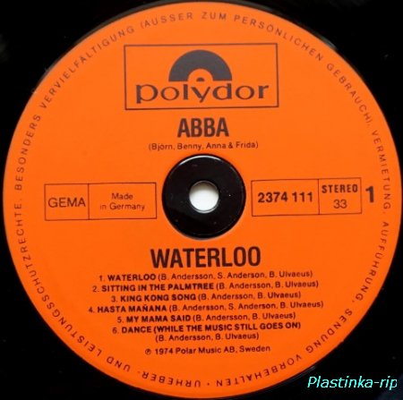 ABBA, Bj&#246;rn, Benny, Agnetha & Frida &#8206;– Waterloo   1974