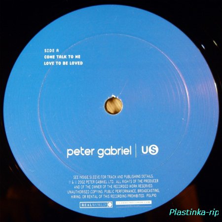 Peter Gabriel - US   1992