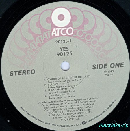 YES  - 90125    1983г