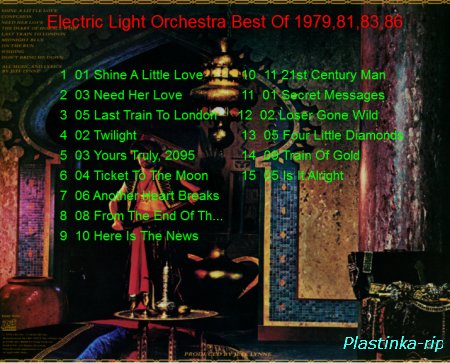 Electric Light Orchestra- 1979, 1981, 1983, 1986  - 4lp