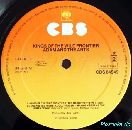 Adam And The Ants &#8206;– Kings Of The Wild Frontier 1980