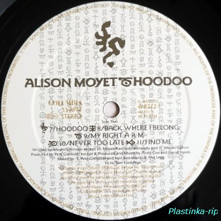 Alison Moyet &#8206;– Hoodoo 1991