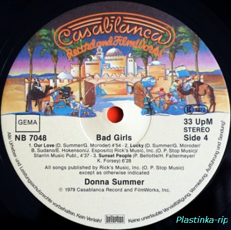 Donna Summer &#8206;– Bad Girls 1979