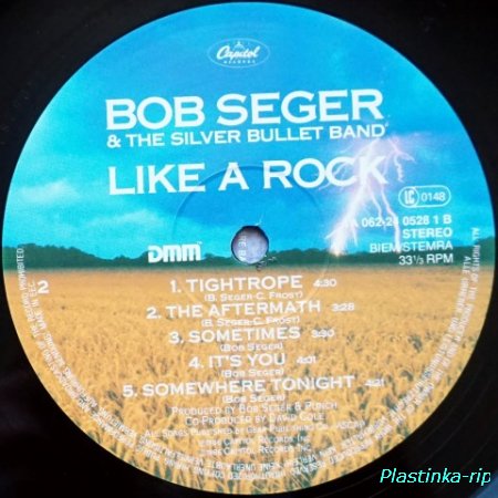 Bob Seger & The Silver Bullet Band &#8206; Like A Rock   1986