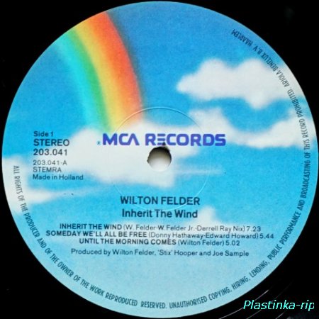 Wilton Felder – Inherit The Wind    1980