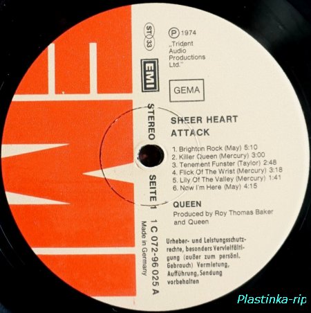 Queen &#8206; Sheer Heart Attack   1974