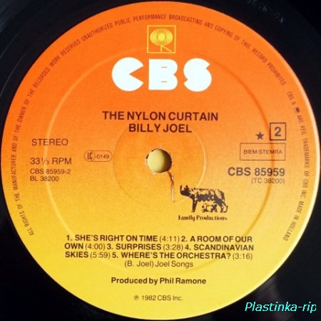 Billy Joel &#8206; The Nylon Curtain    1982