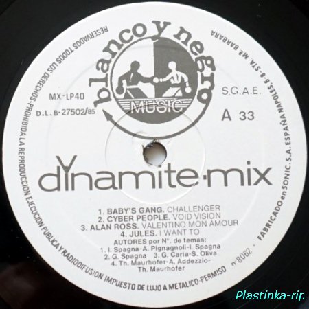 Various &#8206;– Dynamite Mix    1985