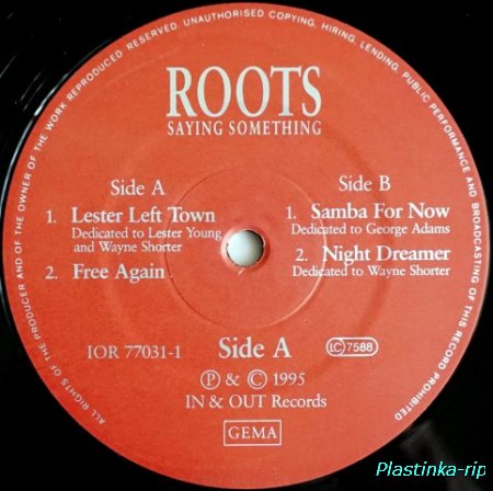 Roots &#8206;– Saying Something     1995