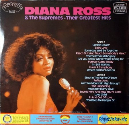Diana Ross & The Supremes &#8206;– Their Greatest Hits        1980
