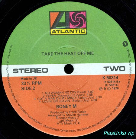 Boney M - Take The Heat Off Me (1976) - Ma Baker Sunny Daddy Cool (1976-77) Boney M - Take The Heat Off Me (1976) - Ma Baker Sunny Daddy Cool (1976-77)